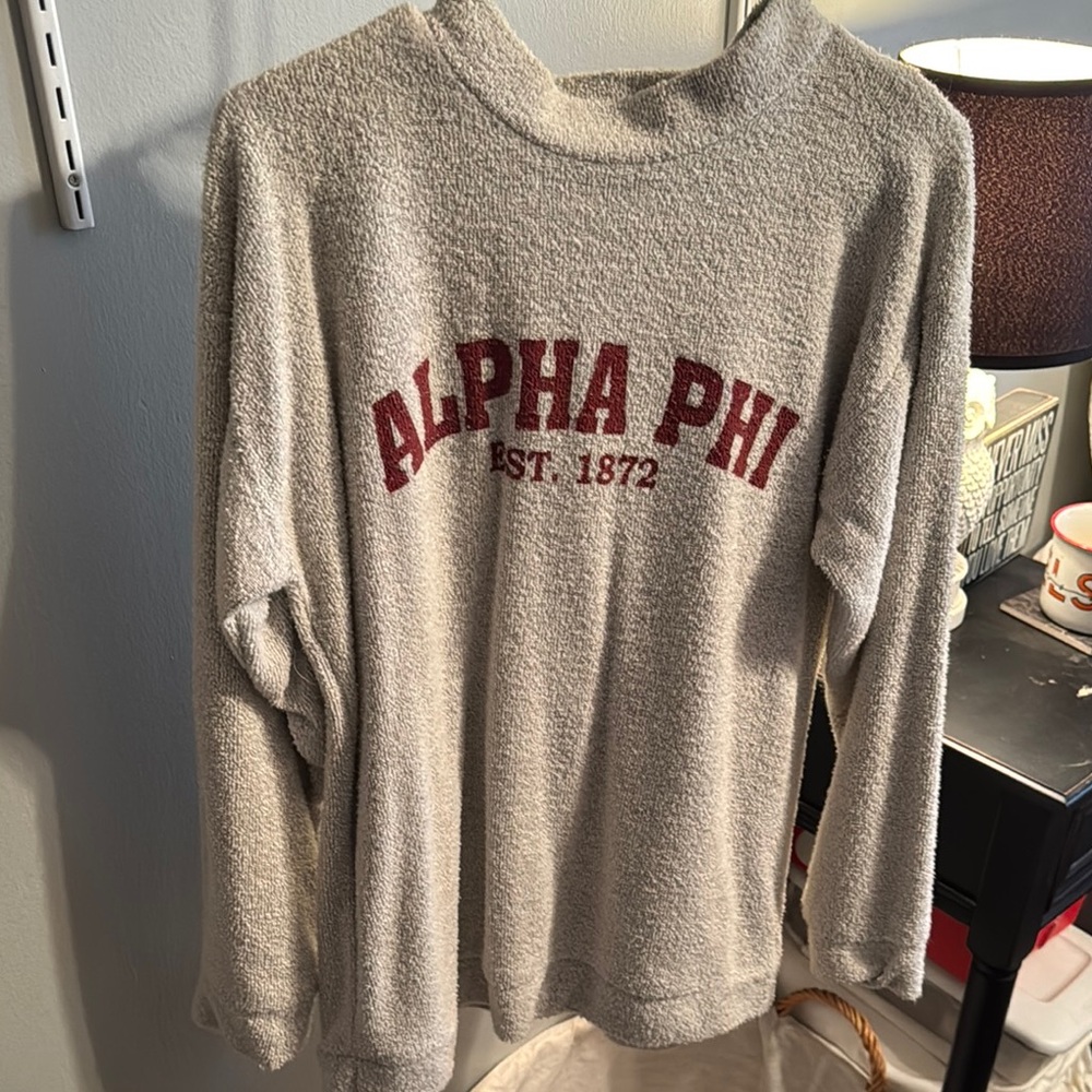 Alpha Phi Cream Sweatshirt